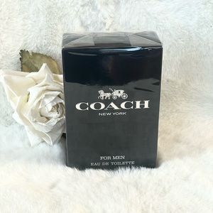New with tag COACH FOR MEN 3.3f oz Masculine yet refined fragrance New unsealed